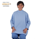 Esslätzchen mit Ärmel und Schlaufe, hellblau